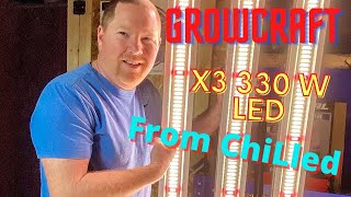 GrowCraft Commercial X3 330W LED
