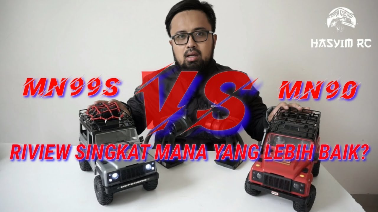 Review rc mn99s dan mnD90 - YouTube
