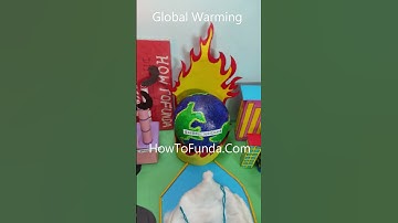 global warming working model science project - howtofunda - #shorts  | howtofunda