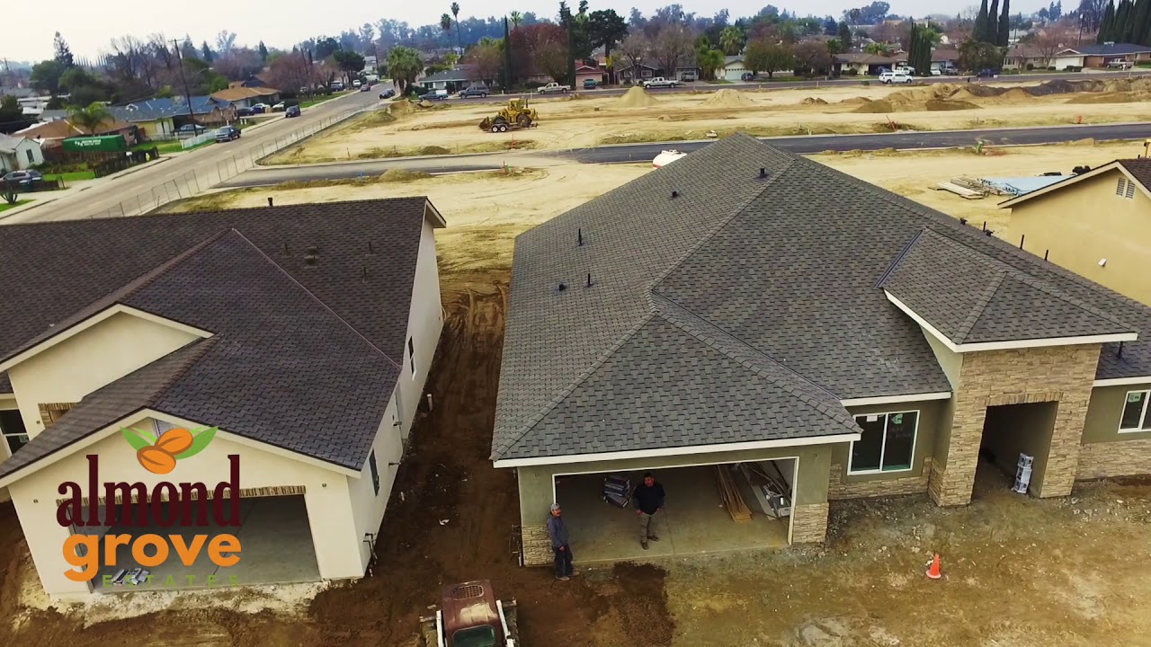 Almond Grove Estates Reedley Ca., Progress on residential construction