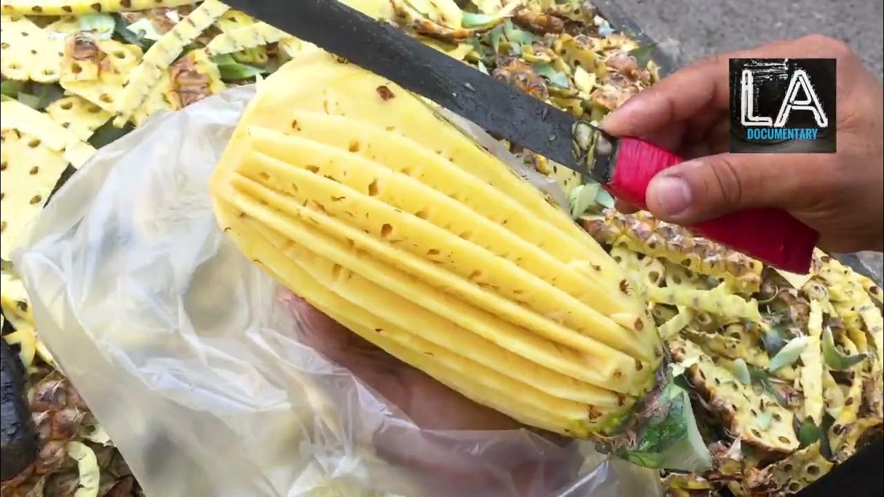 2 minute mein Pineapple ko cheelne ki Shart YouTube