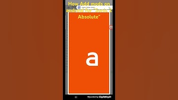 How add mods for sonic 2 absolute on android?