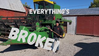 Around the Farm with JT!  A lotta fixing, a reflection on day one of harvest!