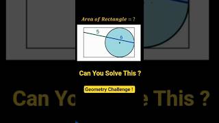 Can You Find the Area of Rectangle ? | Rectangle Puzzle