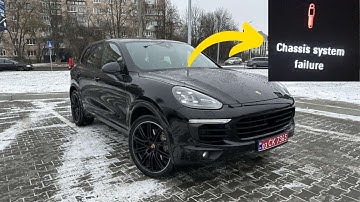 Porsche Cayenne “Chassis System Failure” warning