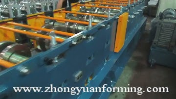 Zhongyuan C purlin roll forming machine | Manual C purlin roll forming machine
