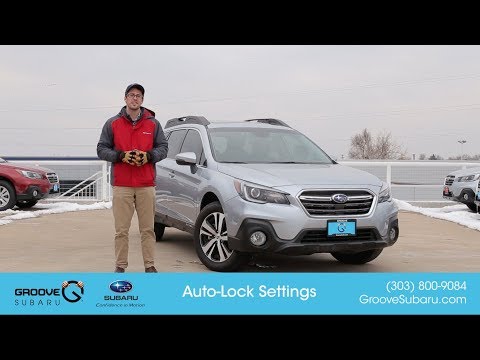 How To: Setting your Subaru Auto-Lock/Unlock Settings