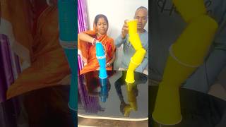 One Hand Glass Tower Challenge 😱 Who Wins?