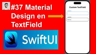 material design en swiftui textfield #ios #iphone #swiftui #swift