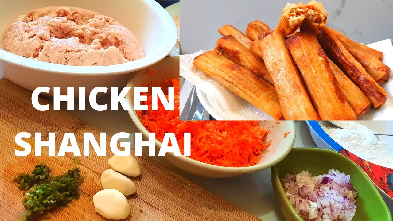 Chicken Shanghai Rool Rice CHICKEN SHANGHAI | CHICKEN SPRING ROLLS | CHICKEN LUMPIA SHANGHAI ...