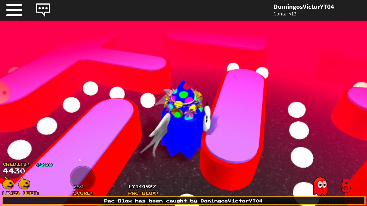 Jogando pac man no roblox com o Santiago - YouTube