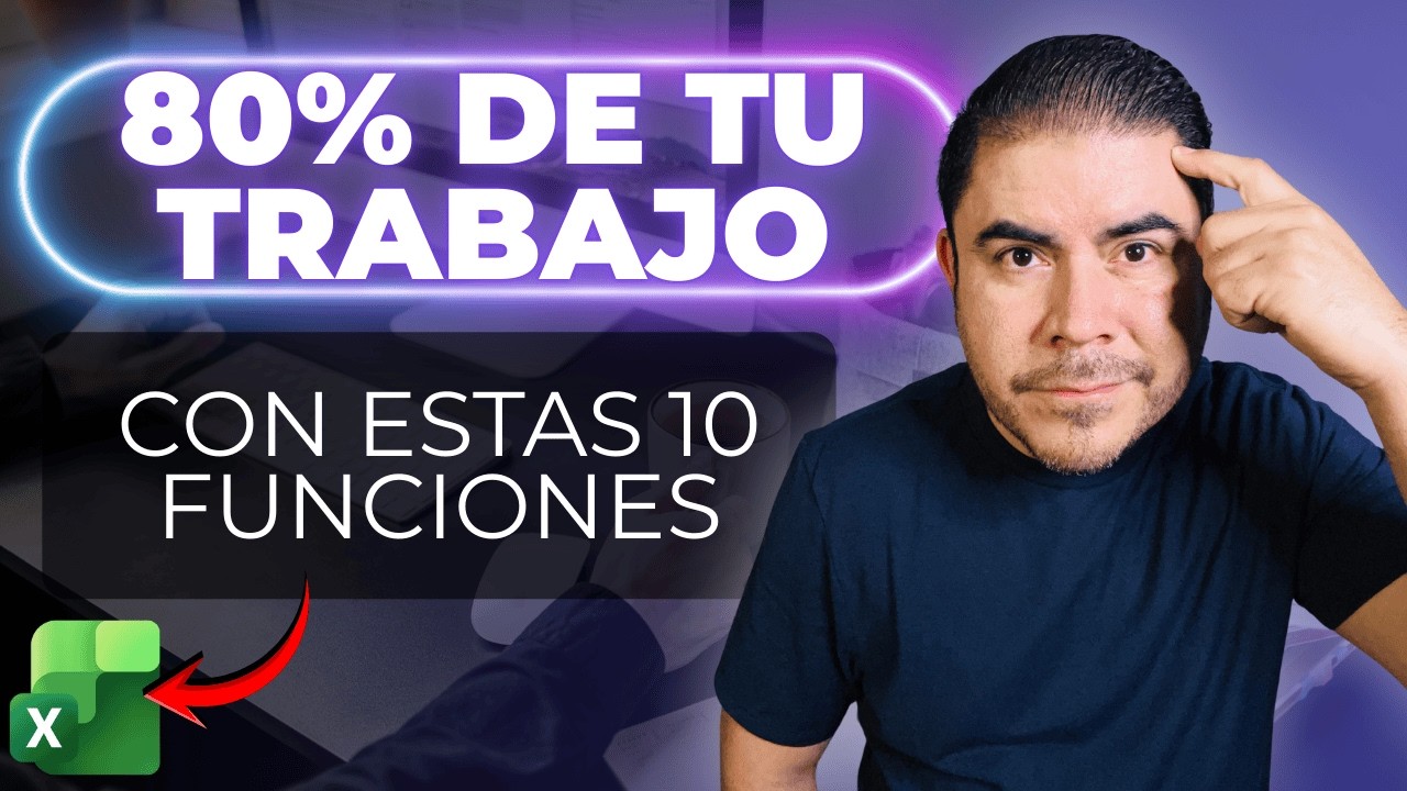10 funciones de Excel que hacen el 80% del trabajo en oficina