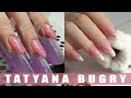 Beautiful French Manicure with Polygel | Nail Forms | Russian, E-file Manicure