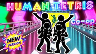 Human Tetris | 4 Players Impossible Interactive Version 👯‍♂️| Co-op 🧩Immersive Interactive Warm-Up screenshot 5