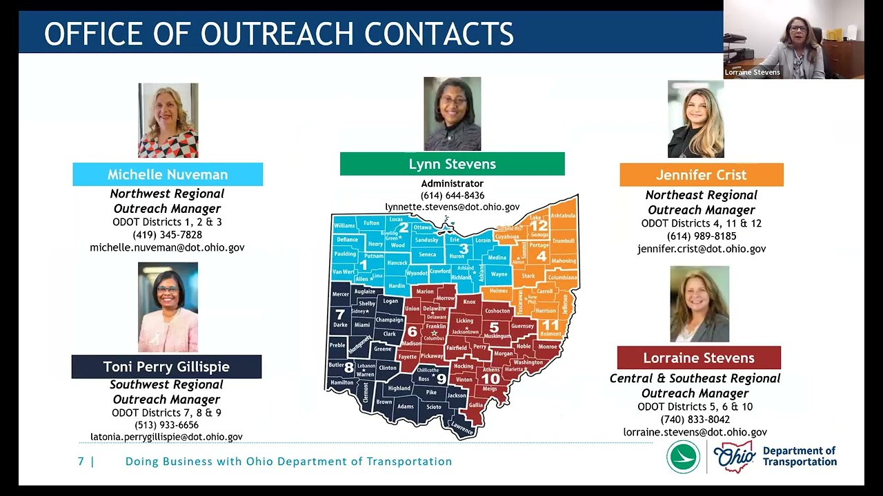 Doing Business with Ohio Department of Transportation