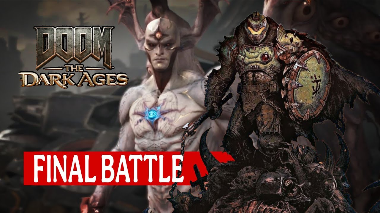 Final battle Enhanced AHZRAK Boss Fight - DOOM: The Dark Ages (PS5 ...