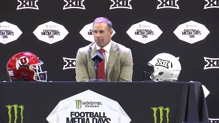 Utah Head Coach Morgan Scalley on Taking Over For Kyle Whittingham