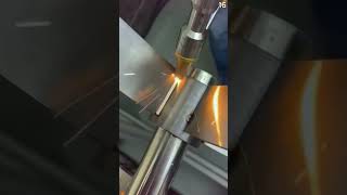 Alat las modern portable untuk menyatukan pertemuan beberapa tuas besi membentuk roda #shorts