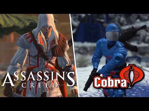 Toy Soldiers War Chest Hall of Fame Edition ~ Cobra and Ezio Join the Battle for the Toy Box