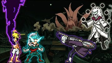 Deku OP(All Form) & Meliodas TP OP VS Madara Uchiha OP & Obito Kamui OP in Jump Force Mugen