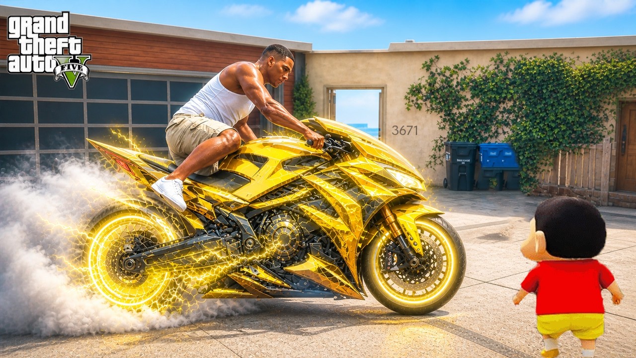 Franklin & Shinchan Fights for the Most Expensive Flash Fastest Super Bike in GTA 5
