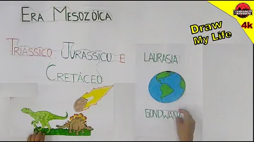 Em qual era e período geológico surgiram os dinossauros?