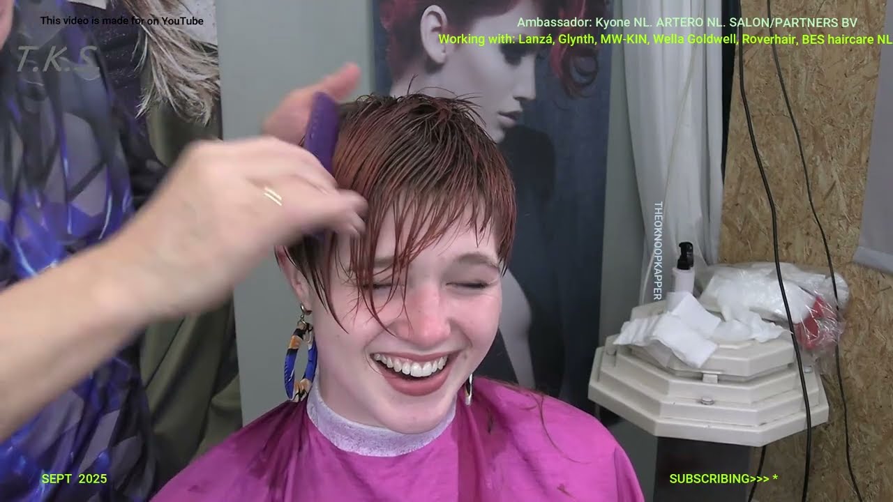 MY BOY FRIEND LOVES LONGER HAIR, BUT I LIKE IT SHORT!!! Cut and color of Chananja by T.K.S.