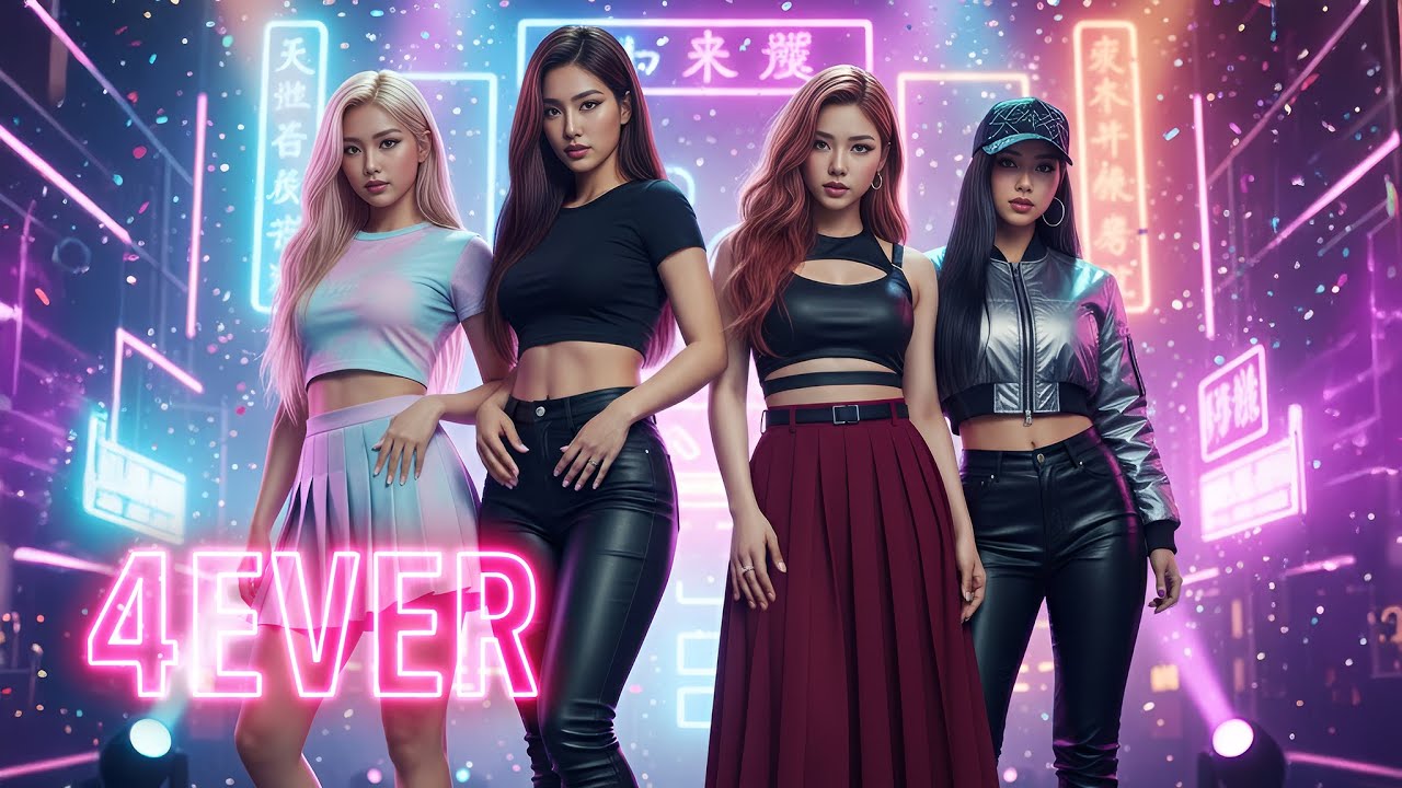 4EVER – Magnetic Era (Official K-Pop Full Album) | EDM, Trap & Groove | Exciting Debut Release 2025