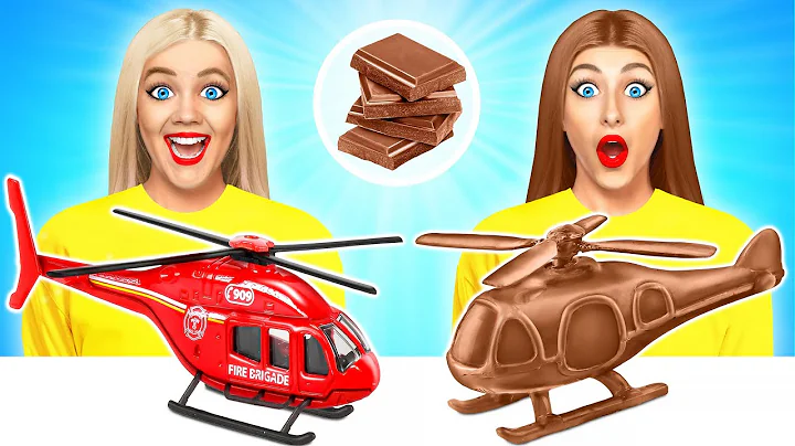 Real Food vs Chocolate Food Challenge #9 by Multi DO