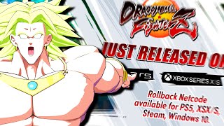 DBFZ Rollback Is Finally Coming FOR REAL THIS TIME!!!