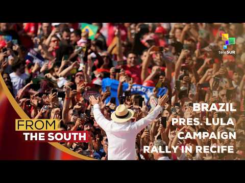 Pres. Lula held a surprise campaign rally in Recife