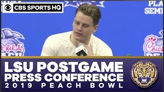 LSU Postgame Press Conference: 2019 Peach Bowl | CBS Sports HQ