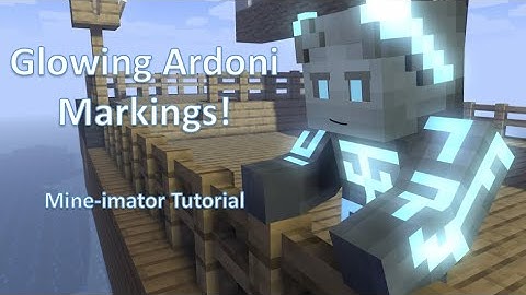 How To Make Ardoni Markings GLOW In Mine-imator! (MI Tutorial)