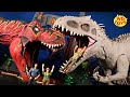 Jurassic World Unboxing Super Colossal Indominus Rex World's First Mattel Dinosaur Toys