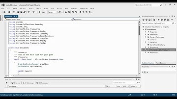 XNA Lesson 4 - User Input Introduction