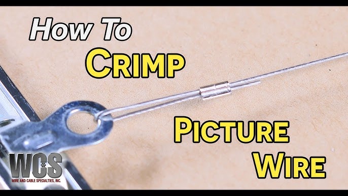 How To Tie Wire On Picture Frames 