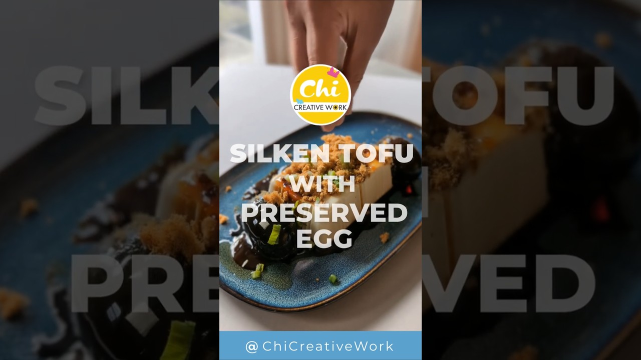 Silken Tofu with Preserved Egg｜皮蛋豆腐