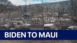 Bidens to visit Maui as wildfires death toll tops 100