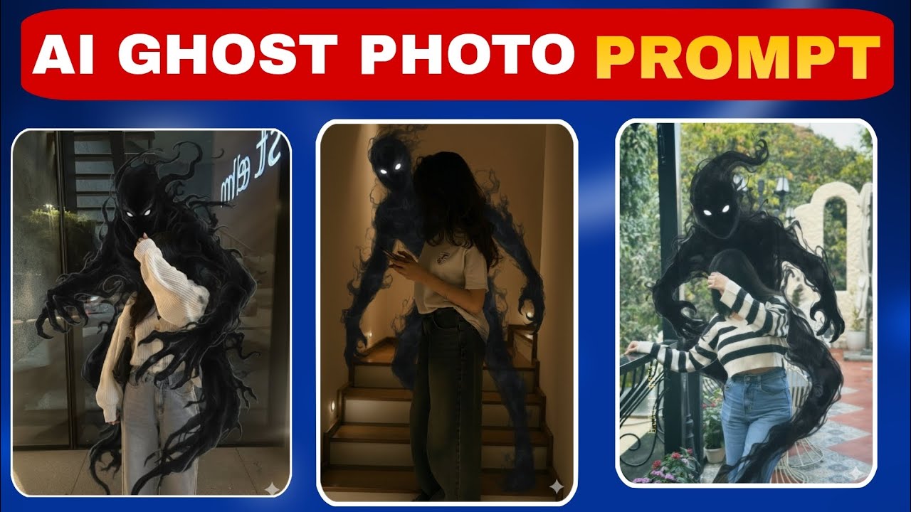 Instagram Trending Ghost Ai Photo Prompt ✨ || Ghost Ai Photo Prompt || Gemini Photo Editing ||