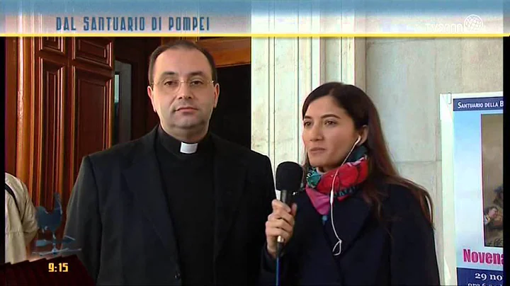 Pompei, Elisa Storace intervista don Antonio Marre...
