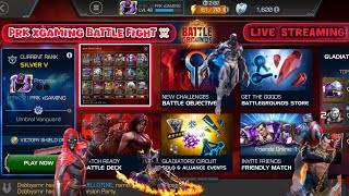 #mcoc #battleground ☠️Fight's 🔴LIVE Pratham Royalking xGaming #gameplay  Marvel content of champions