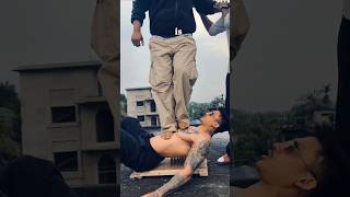 Man Stands on Hundreds of Nails! 😱 Dangerous Science Stunt