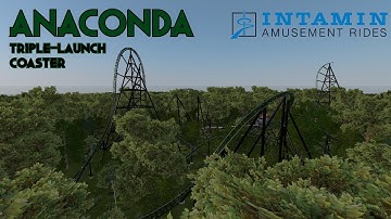 ANACONDA | Intamin Triple Launch Concept | No Limits 2 Pro Roller Coaster 4K