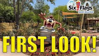 FIRST LOOK At Looney Toons Land At Six Flags Magic Mountain!