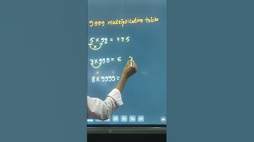 9999 multiplication in 1 second tricks #shorts #viral 🔥🔥🙏⚡