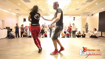 Alex & Saori - Workshop Bachata Partnerwork @ Hanoi International Latin Festival 2017