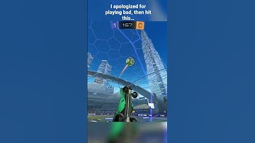 I hit THIS after telling my teammates I’m bad… 💀 #rocketleague