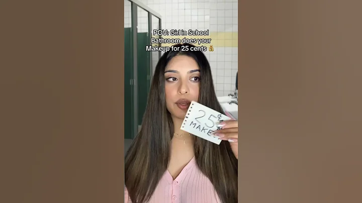 Doing your makeup for ONLY 25 cents #asmr