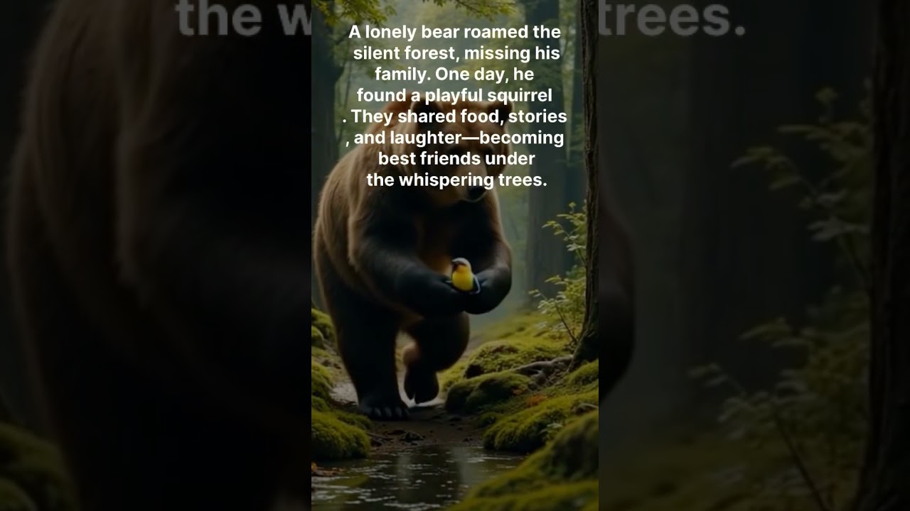 The Bear and the Squirrel: A Forest Friendship