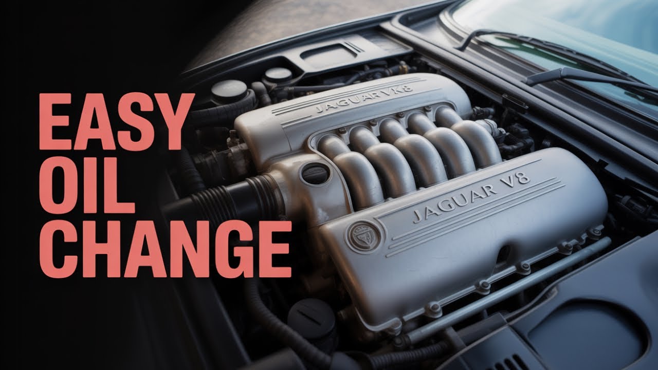 1999 Jaguar XK8 How to oil change YouTube
